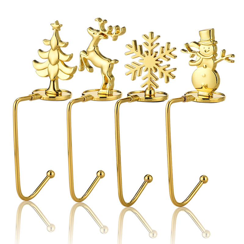 Gold Christmas Decoration Hook Snowflake Santa Elk Christmas Gift Fireplace Sock Metal Pendant
Gold Christmas Decoration Hook Snowflake Santa Elk Christmas Gift Fireplace Sock Metal Pendant