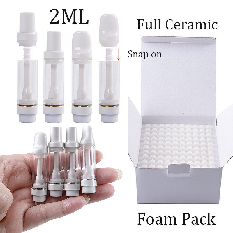 Full Ceramic 2ml Atomizers Empty Vape Cartridges Press on Lock 2.0ml Vape Carts 510 Thread Carts for Thick Oil Cartridge Packaging E Cigarettes
Full Ceramic 2ml Atomizers Empty Vape Cartridges Press on Lock 2.0ml Vape Carts 510 Thread Carts for Thick Oil Cartridge Packaging E Cigarettes