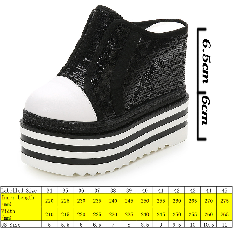 13cm Super High Platform Wedge Sneakers Shoe Women Punk Chunky Fashion Sneaker Spring Autumn Slippers Shoes Summer Women, Black shoes
13cm Super High Platform Wedge Sneakers Shoe Women Punk Chunky Fashion Sneaker Spring Autumn Slippers Shoes Summer Women, Black shoes