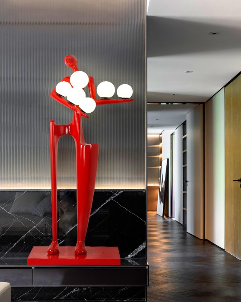 Other Outdoor Lighting Welcome Character Sculpture Light Luxury Floor Lamp Furniture El Lobby Exhibition Hall Abstract Art Human Figure Larg 
Other Outdoor Lighting Welcome Character Sculpture Light Luxury Floor Lamp Furniture El Lobby Exhibition Hall Abstract Art Human Figure Larg