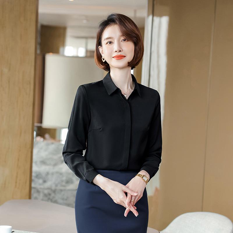 Women' Blouses & Shirts Formal Ladies Black Shirt Women 2 Piece Skirt And Top Sets Long Sleeve Office Work ClothesWomen
Women' Blouses & Shirts Formal Ladies Black Shirt Women 2 Piece Skirt And Top Sets Long Sleeve Office Work ClothesWomen