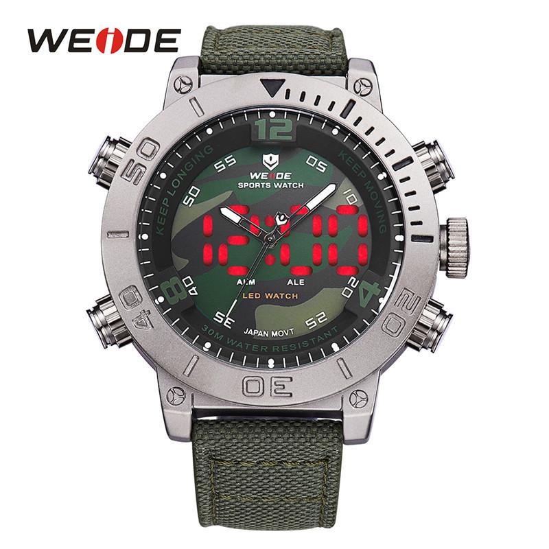 WEIDE Watches Man Luxury Brand Casual Quartz movement Clock led Digital Analog Nylon Strap Camouflage Dial Wristwatch Relogio Masculino, Color 5
WEIDE Watches Man Luxury Brand Casual Quartz movement Clock led Digital Analog Nylon Strap Camouflage Dial Wristwatch Relogio Masculino, Color 5