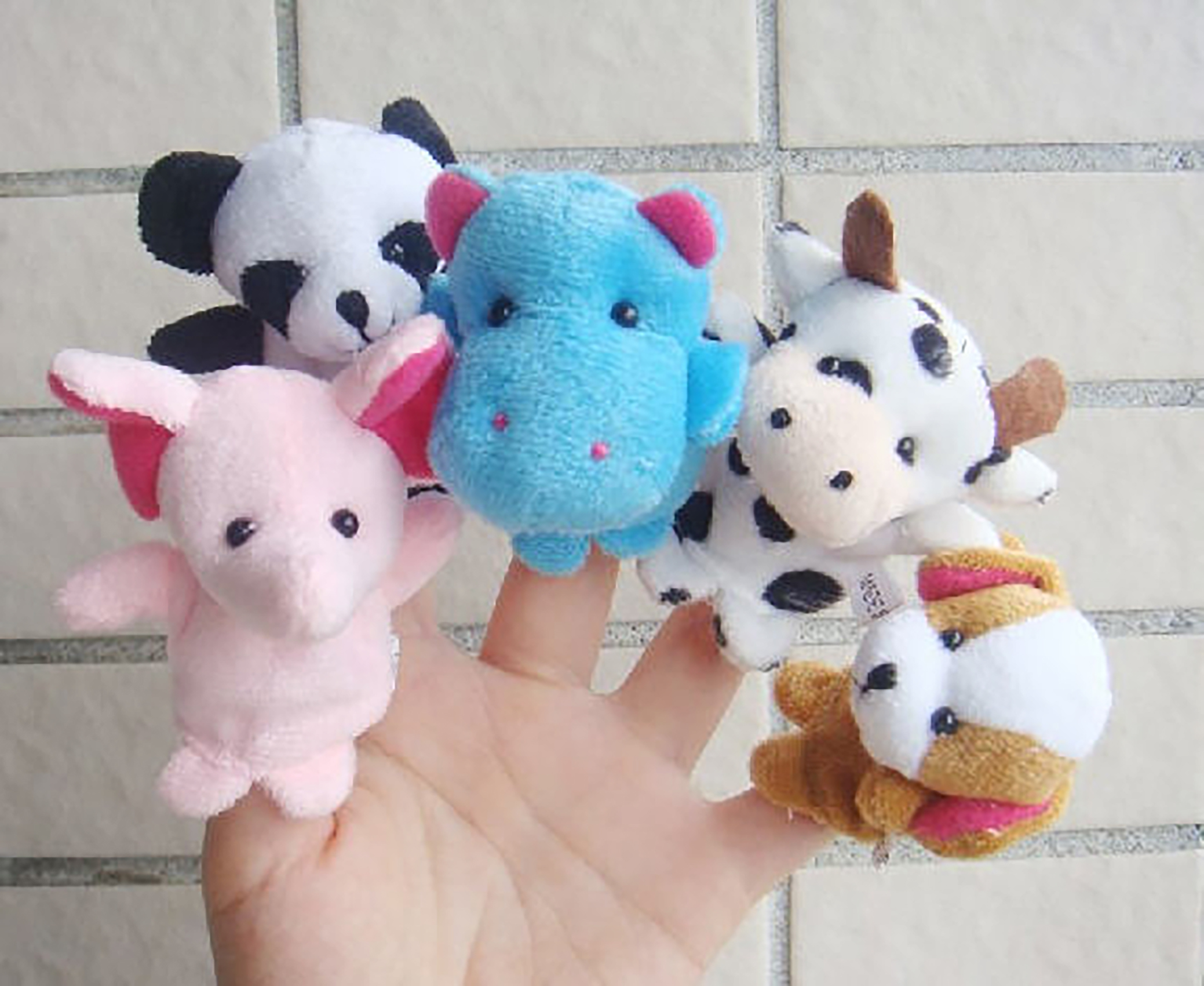 Cartoon Animals Finger Puppet Kids Toy Panda Hippo Rabbit Early Education Plush Toy Bear Frog Parent-child Interaction Tell Story Christmas Kid Birthday Gift USEU, Customize
Cartoon Animals Finger Puppet Kids Toy Panda Hippo Rabbit Early Education Plush Toy Bear Frog Parent-child Interaction Tell Story Christmas Kid Birthday Gift USEU, Customize