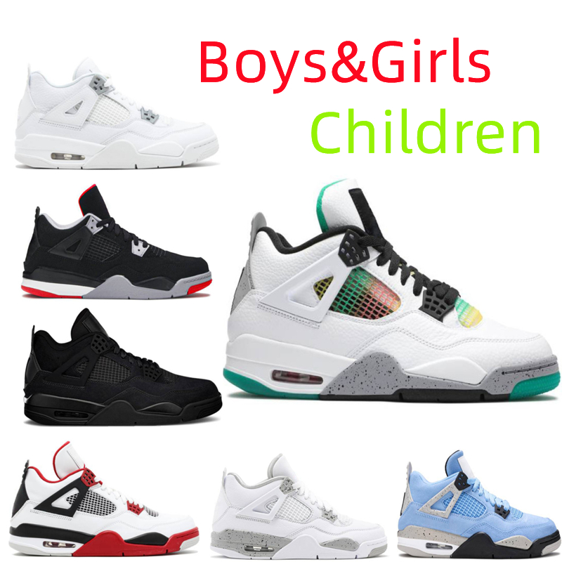 2022 New Arrival 4S Children Sneaker Basketball Shoes University Blue Black Cat Grey Cement Hyper Royal Boy Girl Gradeschool Child Outdoor Trainers Sneakers Bred, Box
2022 New Arrival 4S Children Sneaker Basketball Shoes University Blue Black Cat Grey Cement Hyper Royal Boy Girl Gradeschool Child Outdoor Trainers Sneakers Bred, Box