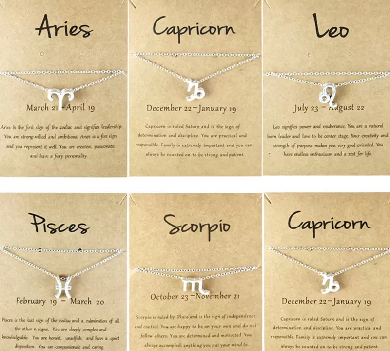 Multilayer 12 Constellation Zodiac Anklet Gold Silver Summber Beach Letter Foot Chain for Women Ladies Astrological Anklet Jewelry