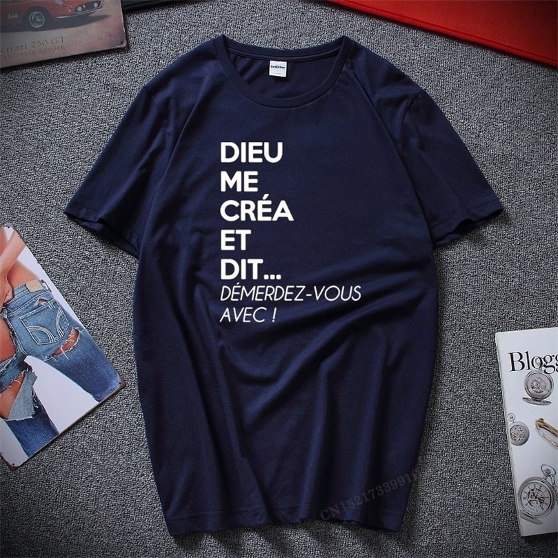 Drole Humour Femme Dieu Me Crea Standard Funny T-Shirt Top Summer Streetwear Cotton Camisas Hombre T Shirt Homme 220401, Gray
Drole Humour Femme Dieu Me Crea Standard Funny T-Shirt Top Summer Streetwear Cotton Camisas Hombre T Shirt Homme 220401, Gray
