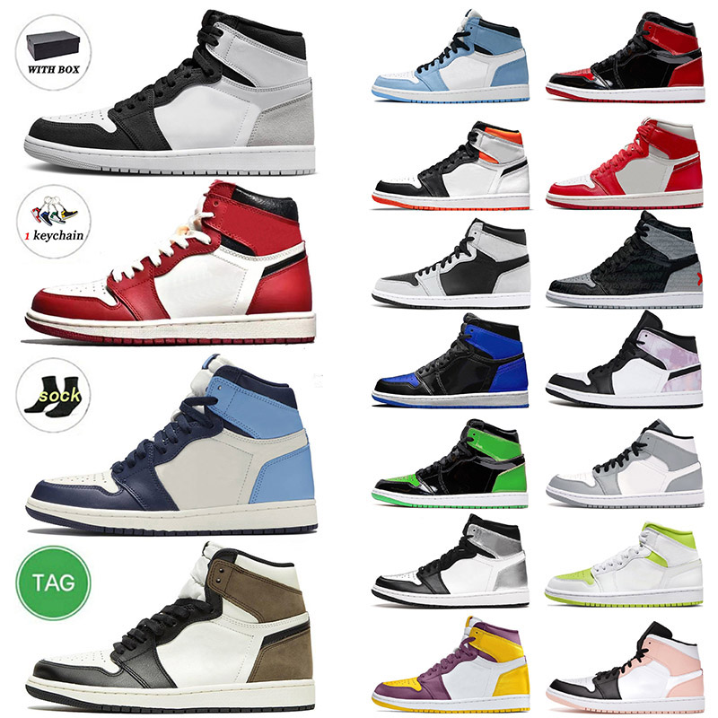 Classic Jumpman 1s OG Basketball Shoes With Box Mens Women 1 High Chicago Reimagined Dark Mocha Obsidain Stage Haze Patent Bred UNC J1s Sail Retros Sneakers, A33 blue mint 36-46
Classic Jumpman 1s OG Basketball Shoes With Box Mens Women 1 High Chicago Reimagined Dark Mocha Obsidain Stage Haze Patent Bred UNC J1s Sail Retros Sneakers, A33 blue mint 36-46