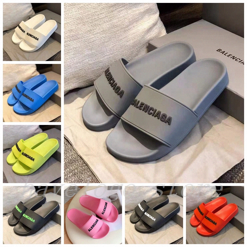 2022 Balenciga slippers men women summer pool slides Black Fluo Green White Cool Grey Beige Blue Pink Yellow mens Rubber sandals Paris shoes size 36-4 E8LO#
2022 Balenciga slippers men women summer pool slides Black Fluo Green White Cool Grey Beige Blue Pink Yellow mens Rubber sandals Paris shoes size 36-4 E8LO#
