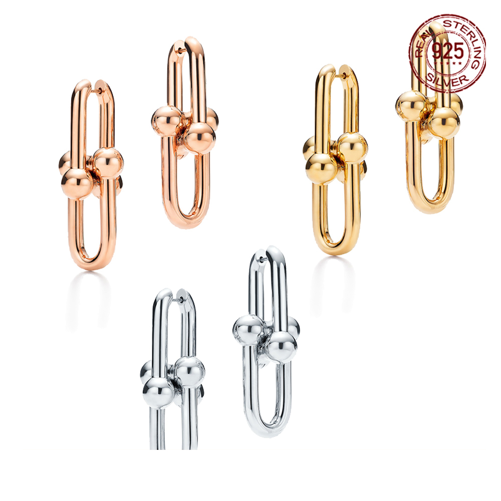S925 Sterling Silver Earrings Stud Women's Charm Jewelry Large U Shape Design Fashion Wedding Accessories for Festive Gifts for Women
S925 Sterling Silver Earrings Stud Women's Charm Jewelry Large U Shape Design Fashion Wedding Accessories for Festive Gifts for Women