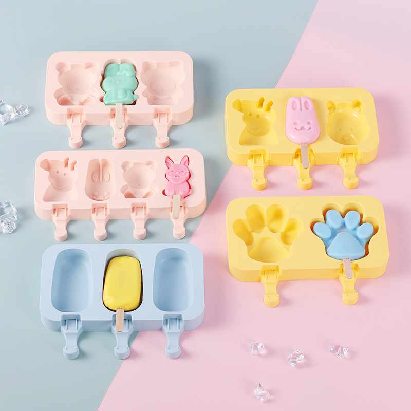 New 4 even cartoon silicone ice cream cone mold ice cream Popsicle homemade DIY mold manufacturers for direct supply
New 4 even cartoon silicone ice cream cone mold ice cream Popsicle homemade DIY mold manufacturers for direct supply
