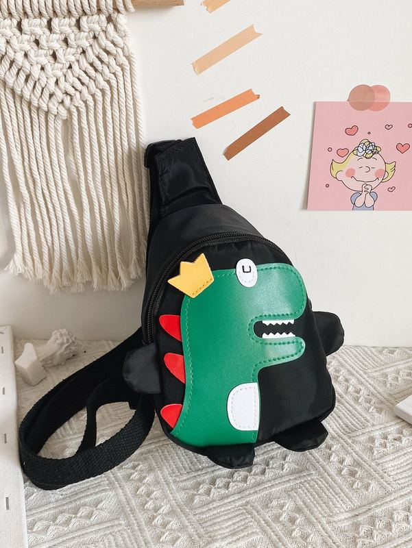 Kids Cartoon Dinosaur Detail Sling Bag SHE