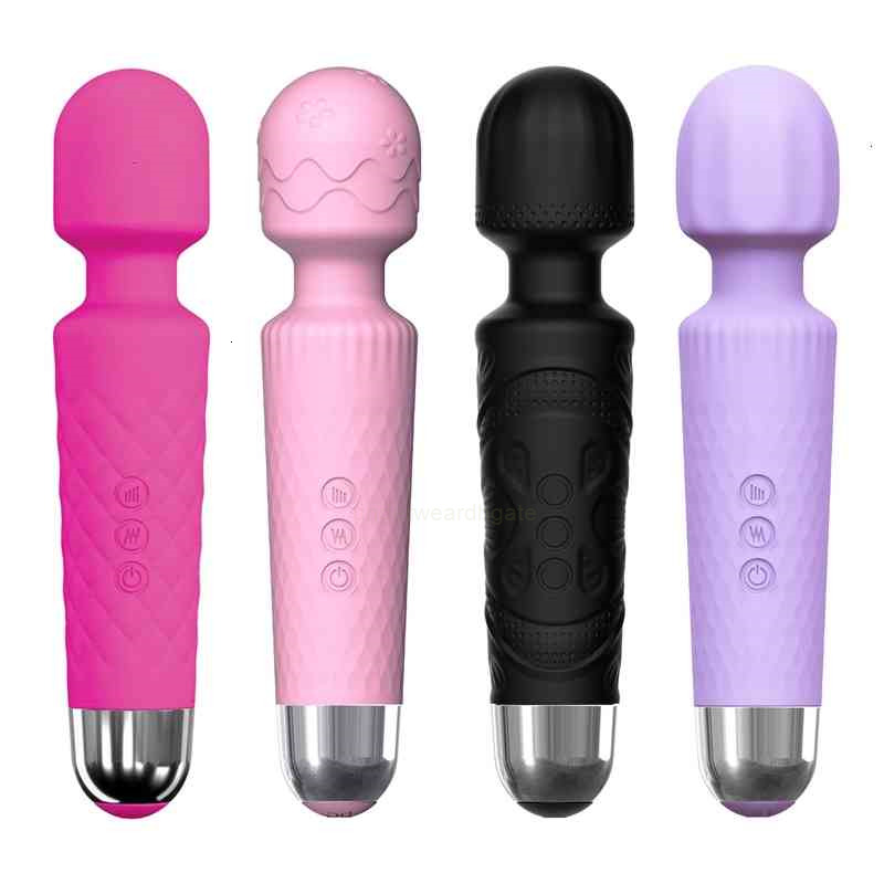 Massager Hand held vibrator charging Mini AV electric massage stick female clitoris masturbator adult sex products QVE6 MOOG