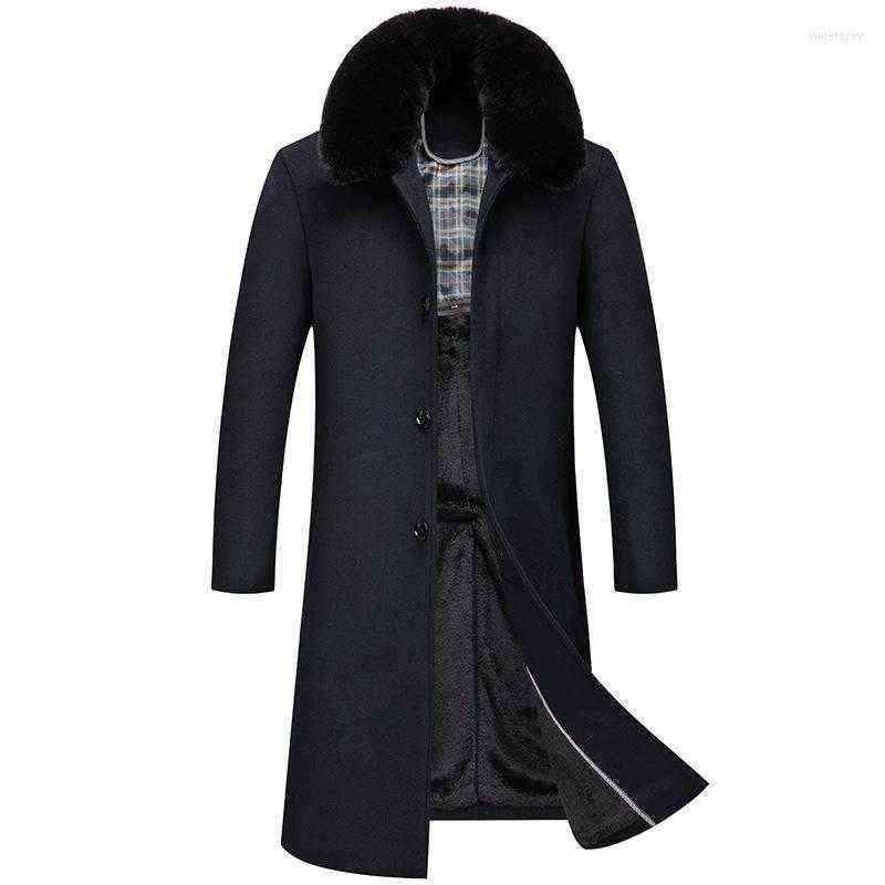 Men's Wool & Blends OEING Blend Coat Warm Thick Faux Fur Lapel Single Breasted Outwear Oversize Winter Long 2022 Viol22 T220810, Black
Men's Wool & Blends OEING Blend Coat Warm Thick Faux Fur Lapel Single Breasted Outwear Oversize Winter Long 2022 Viol22 T220810, Black