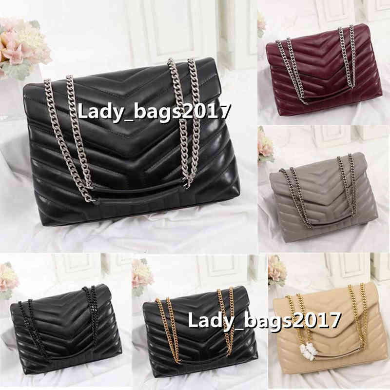 7A+Luxury Bags Shape Flaps Chain Bag Designers Lady LOULOU Handbags Women Shoulder handbag Clutch Tote Messenger Evening Shopping Purse 26, Black-gold hardware
7A+Luxury Bags Shape Flaps Chain Bag Designers Lady LOULOU Handbags Women Shoulder handbag Clutch Tote Messenger Evening Shopping Purse 26, Black-gold hardware