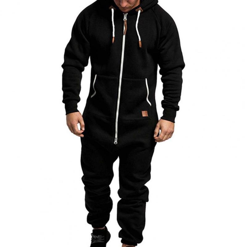 Men's Tracksuits Jumpsuit Autumn Winter Casual Fleece Keep Warm Long Sleeve Clothing Thick Pure Color Hoodie For Outdoor, Black
Men's Tracksuits Jumpsuit Autumn Winter Casual Fleece Keep Warm Long Sleeve Clothing Thick Pure Color Hoodie For Outdoor, Black