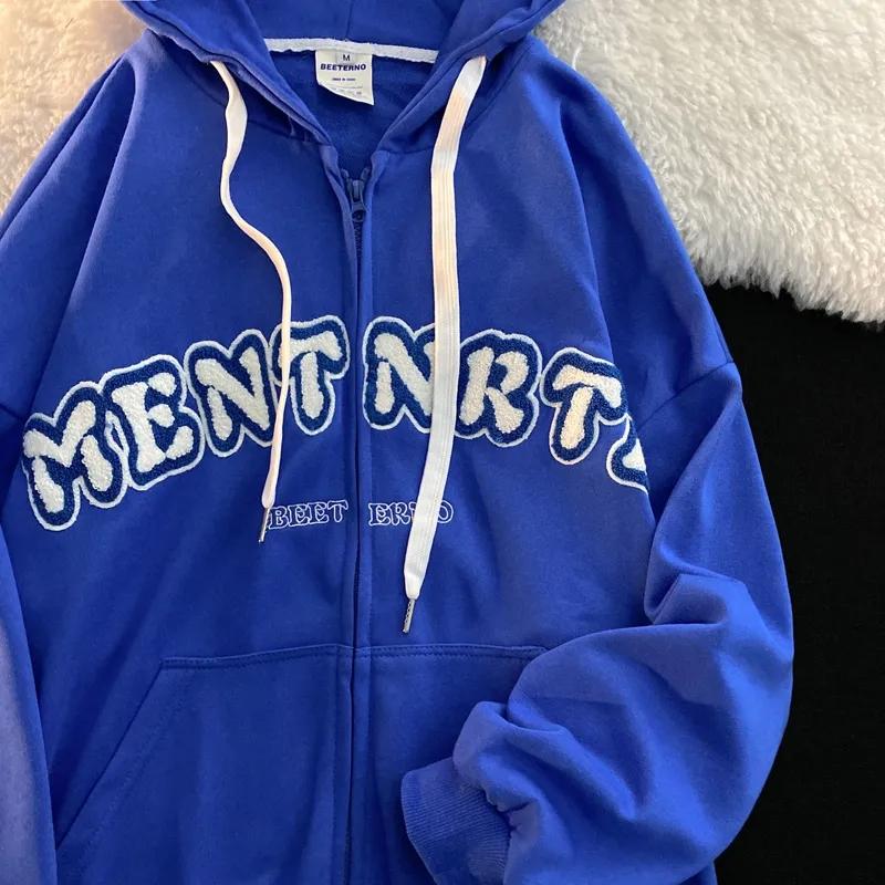 Women's Hoodies & Sweatshirts Sweater Women Retro Punk Street Cardigan Hoodie Warm Loose Sweat Shirt Pocket Strap Park Code Y2k Top Harajuku, Black
Women's Hoodies & Sweatshirts Sweater Women Retro Punk Street Cardigan Hoodie Warm Loose Sweat Shirt Pocket Strap Park Code Y2k Top Harajuku, Black