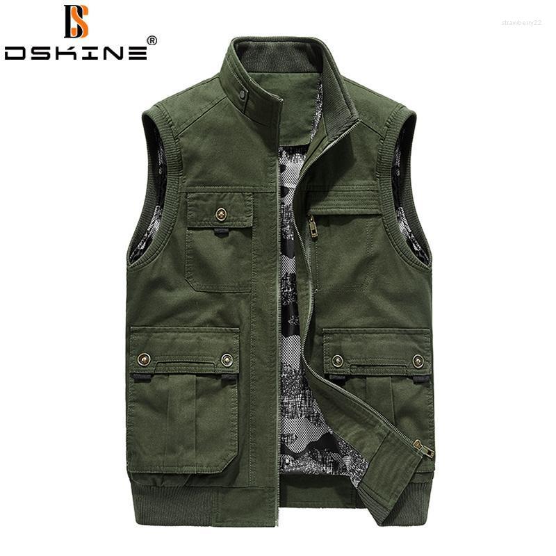 Men' Vests Men Vest Sleeveless Jacket 2022 Brand Fashion Casual Cotton Outdoor Fishing Military Tactical Multi-Pocket Coat M-5Xl Stra22, Army green
Men' Vests Men Vest Sleeveless Jacket 2022 Brand Fashion Casual Cotton Outdoor Fishing Military Tactical Multi-Pocket Coat M-5Xl Stra22, Army green