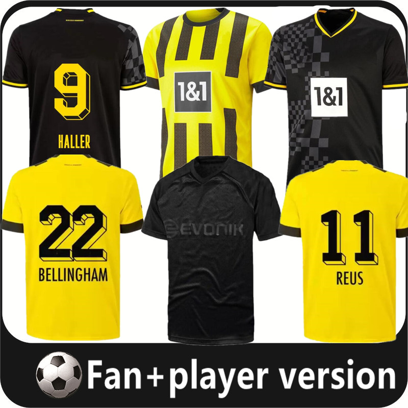 22 23 110Th soccer jersey Borussia HAALAND KAMARA 2022 2023 black football shirt REUS BELLINGHAM HUMMELS REYNA BRANDT Dortmund men Player version maillot de foot, 22/23 home
22 23 110Th soccer jersey Borussia HAALAND KAMARA 2022 2023 black football shirt REUS BELLINGHAM HUMMELS REYNA BRANDT Dortmund men Player version maillot de foot, 22/23 home