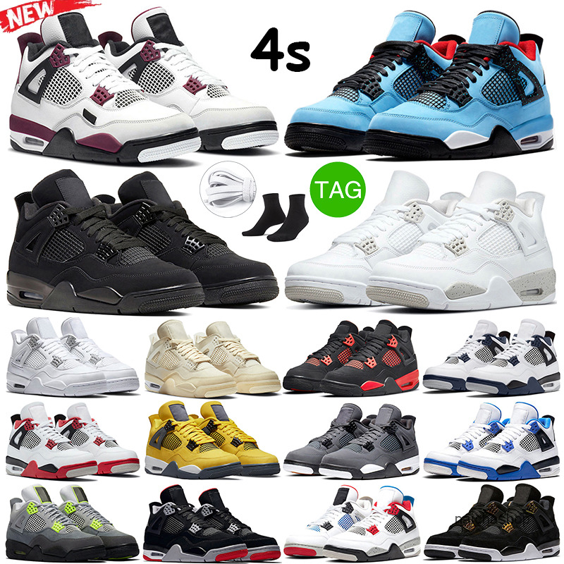 4s Sail 4 Retro Men Women Basketball Shoes Infrared Military Blue Motorsports Bred Jumpman 4 Sail Mens Trainer Sports Sneakers Jorda Jordens, #19 metallic purple
4s Sail 4 Retro Men Women Basketball Shoes Infrared Military Blue Motorsports Bred Jumpman 4 Sail Mens Trainer Sports Sneakers Jorda Jordens, #19 metallic purple