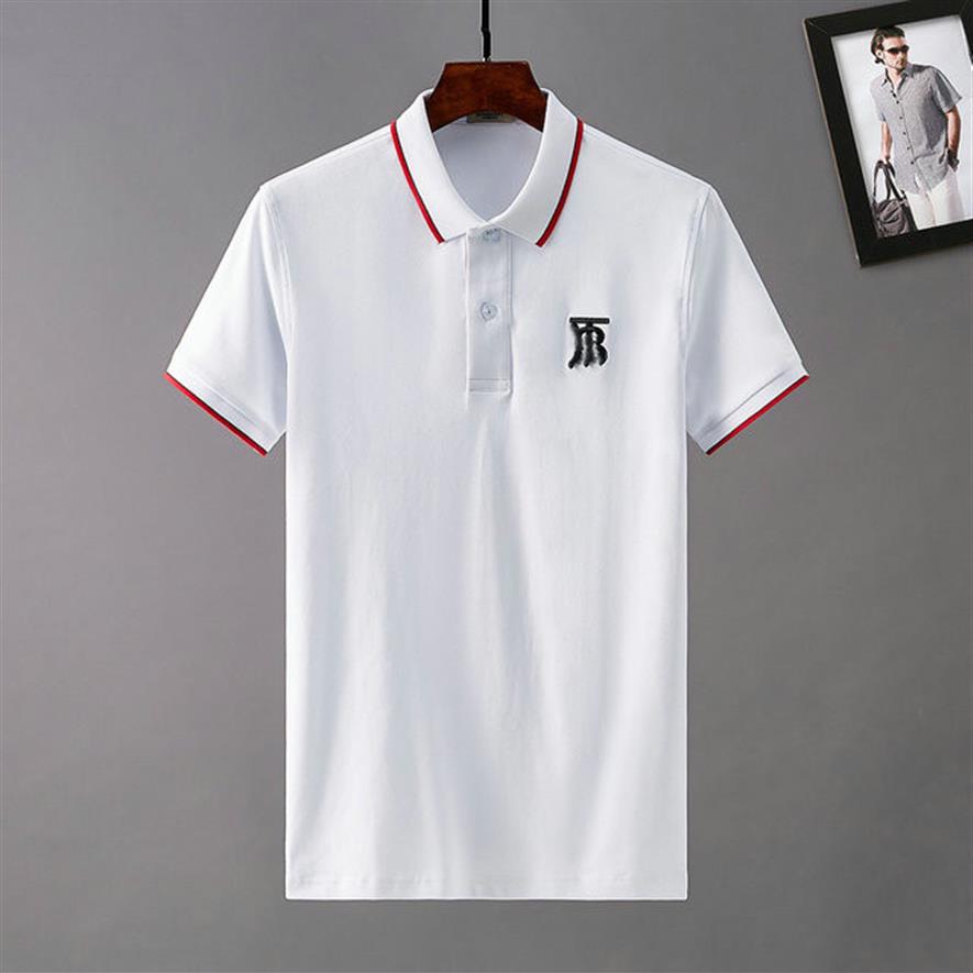 Men's new style embroidery summer luxury brand polo menswear designer pure cotton polo t shirt fashion British solid color br349x, White
Men's new style embroidery summer luxury brand polo menswear designer pure cotton polo t shirt fashion British solid color br349x, White