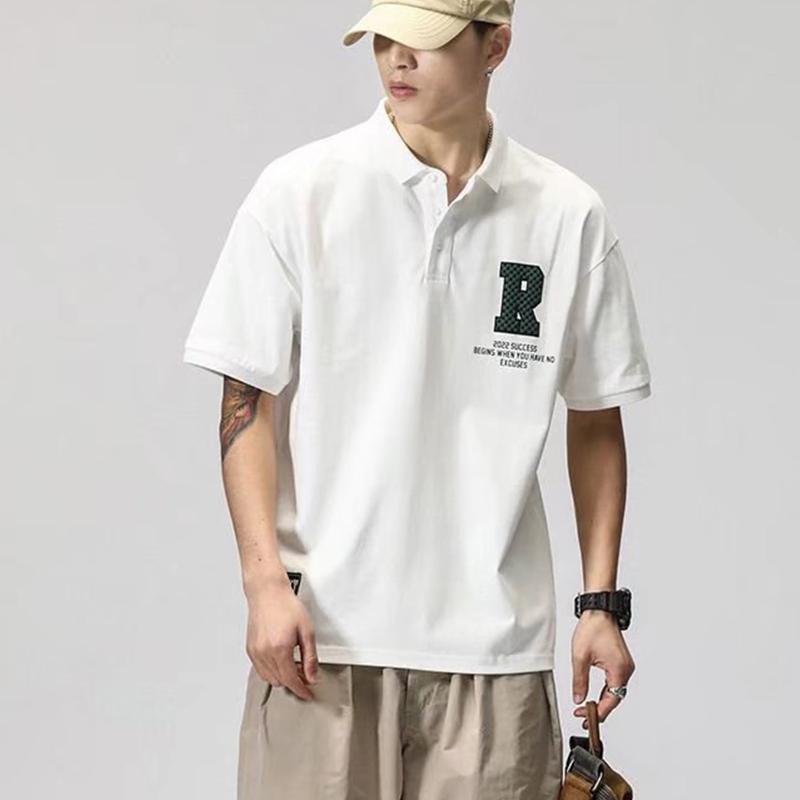 Men's Polos Handsome Men's Workwear Shirt Loose Fashion Short Sleeve Turn-Down Collar Men T-Shirt Casual Male Embroidered Top 2022 Summe, Black top
Men's Polos Handsome Men's Workwear Shirt Loose Fashion Short Sleeve Turn-Down Collar Men T-Shirt Casual Male Embroidered Top 2022 Summe, Black top