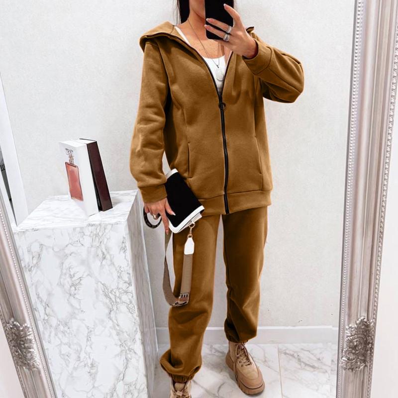 Women' Tracksuits Women' 2 Piece Set Coats Pants Women Fashion Casual Solid Sweatshirt Coat Zipper Pocket Pant SuitsWomen, Black
Women' Tracksuits Women' 2 Piece Set Coats Pants Women Fashion Casual Solid Sweatshirt Coat Zipper Pocket Pant SuitsWomen, Black
