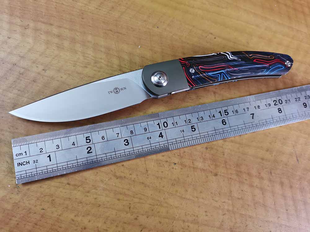 TwoSun Folding knife D2 Blade Titanium alloy(TC4)+G10 Handle Outdoor Camping Knife TS343
TwoSun Folding knife D2 Blade Titanium alloy(TC4)+G10 Handle Outdoor Camping Knife TS343