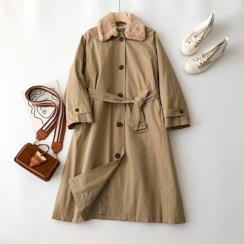 Women's Trench Coats Khaki Thicken Long Women 2022 Winter Casual Streetwear With Sashes Plush Collar Pockets Female Basic Vintage
Women's Trench Coats Khaki Thicken Long Women 2022 Winter Casual Streetwear With Sashes Plush Collar Pockets Female Basic Vintage