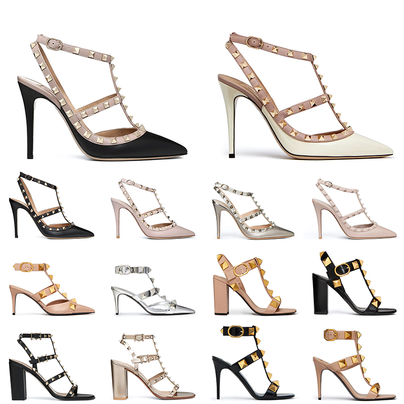 2022 with box women designer high heels patent leather dress shoes fashion rivets pointed toe Peep-toes Rockstud sandals sexy stiletto heel luxurys lady matte pumps, Item 4
2022 with box women designer high heels patent leather dress shoes fashion rivets pointed toe Peep-toes Rockstud sandals sexy stiletto heel luxurys lady matte pumps, Item 4