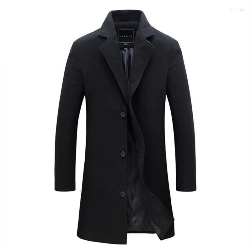 Men's Wool & Blends Winter Cashmere Coat Turn-Down Collar Long Sleeve Cardigan Button Solid Slim Korean Style Casual Kend22, Black
Men's Wool & Blends Winter Cashmere Coat Turn-Down Collar Long Sleeve Cardigan Button Solid Slim Korean Style Casual Kend22, Black