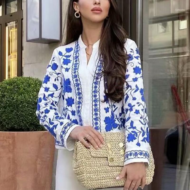 Women' Blouses & Shirts ZXQJ Vintage Women Embroidery Loose 2022 Spring-Autumn Office Ladies Floral Soft Cotton Shirt Girls Chic Tops Cute, Blue
Women' Blouses & Shirts ZXQJ Vintage Women Embroidery Loose 2022 Spring-Autumn Office Ladies Floral Soft Cotton Shirt Girls Chic Tops Cute, Blue