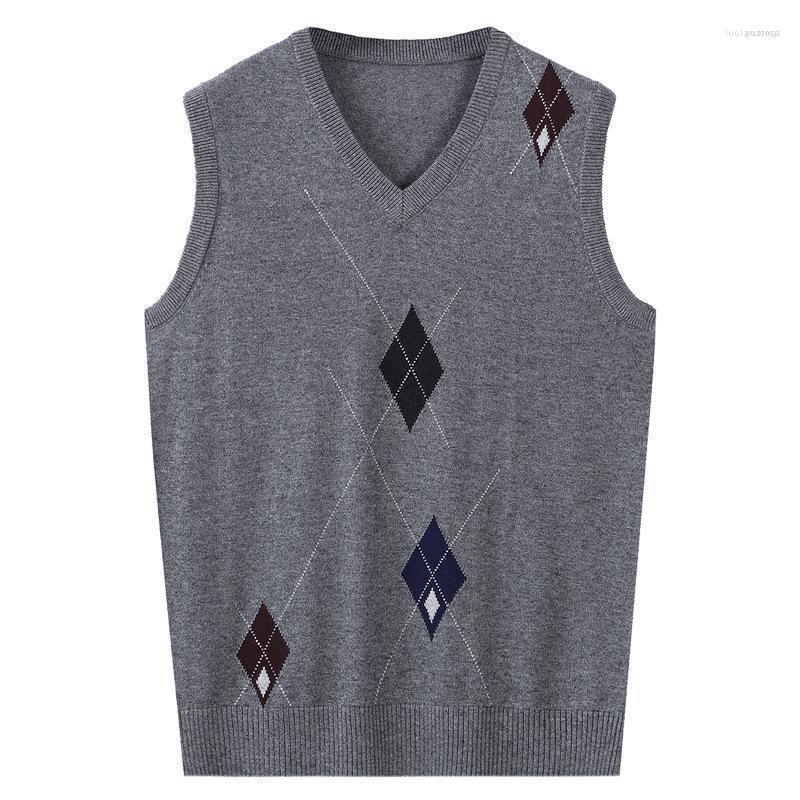 Men's Vests Sweater Vest Men Arrival Autumn Middle-aged And Elderly V-neck Wool Diamond Jacquard Knitted Luci22, Camel
Men's Vests Sweater Vest Men Arrival Autumn Middle-aged And Elderly V-neck Wool Diamond Jacquard Knitted Luci22, Camel
