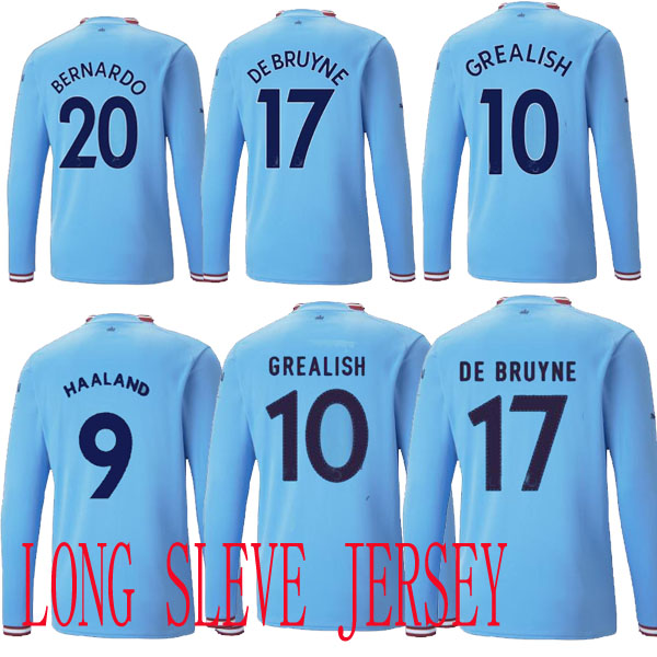 22 23 HAALAND 9 ManCNEstER soccer jerseys long sleeve GREALISH DE BRUYNE 2022 2023 MANS player version city football shirts cup league patch jersey LS, Home ls man 2
22 23 HAALAND 9 ManCNEstER soccer jerseys long sleeve GREALISH DE BRUYNE 2022 2023 MANS player version city football shirts cup league patch jersey LS, Home ls man 2