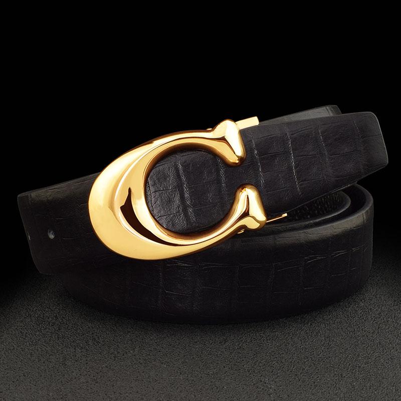 Belts High Quality C Letter Full Grain Leather Belt Men Designer Cowskin Fashion Waist Strap Luxury Ceinture Homme, Black
Belts High Quality C Letter Full Grain Leather Belt Men Designer Cowskin Fashion Waist Strap Luxury Ceinture Homme, Black