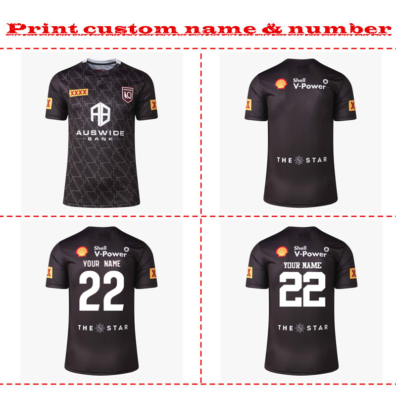 Top Quality 2022 QUEENSLAND MAROONS STATE OF ORIGIN TRAINING Black - MENS RUGBY JERSEY Size: S-4XL-5XL (Print Custom Name Number) Free Delivery NSW BLUES, Shorts
Top Quality 2022 QUEENSLAND MAROONS STATE OF ORIGIN TRAINING Black - MENS RUGBY JERSEY Size: S-4XL-5XL (Print Custom Name Number) Free Delivery NSW BLUES, Shorts