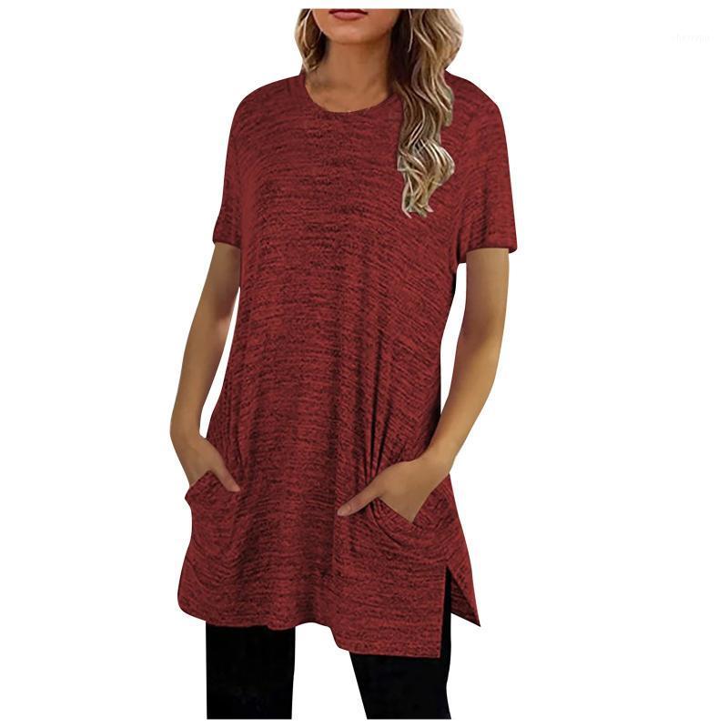 Women' T-Shirt 2022 Basic Simple Long Plain T Shirt Women Tops With Pockets Loose Casual Korean Summer Ins Tide Female Shirts, Black
Women' T-Shirt 2022 Basic Simple Long Plain T Shirt Women Tops With Pockets Loose Casual Korean Summer Ins Tide Female Shirts, Black