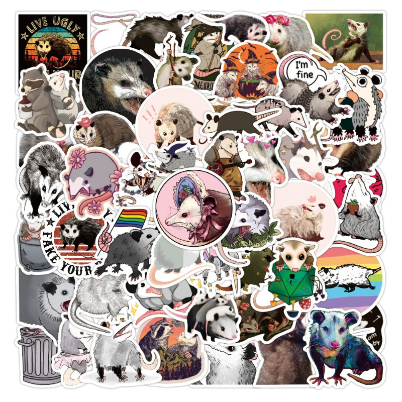 50Pcs/lot Cartoon Didelphidae Stickers Cute Mouse Didelphis Virginiana Graffiti Sticker for DIY Luggage Laptop Skateboard Motorcycle Bicycle Sticker, Multi colors
50Pcs/lot Cartoon Didelphidae Stickers Cute Mouse Didelphis Virginiana Graffiti Sticker for DIY Luggage Laptop Skateboard Motorcycle Bicycle Sticker, Multi colors