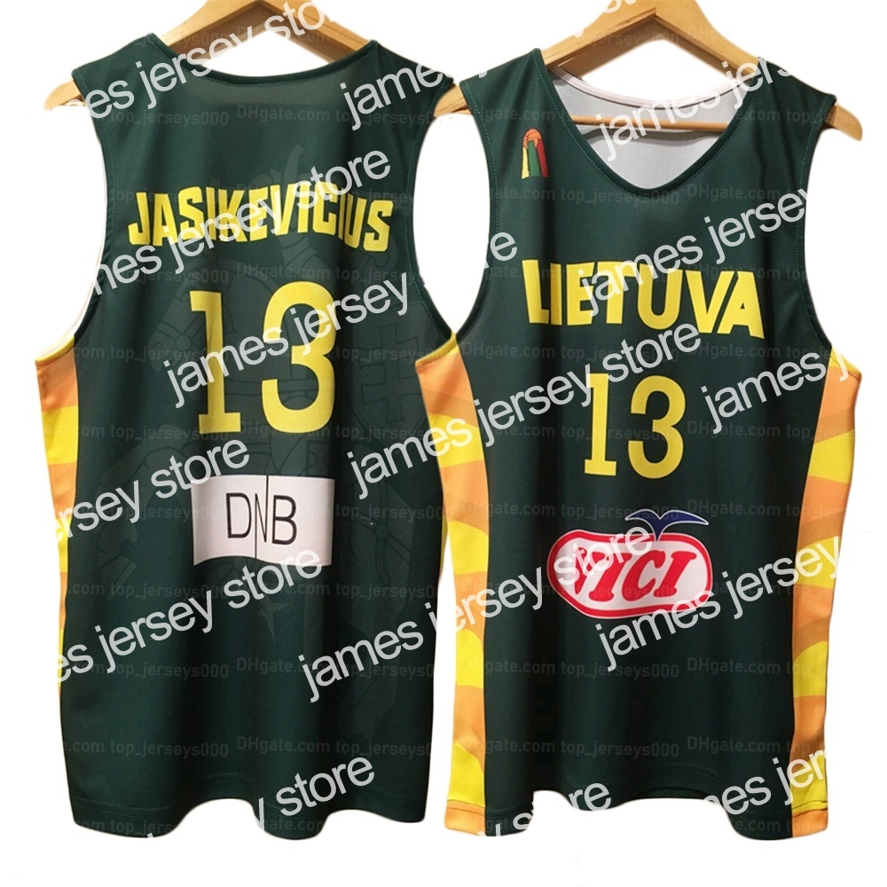 James Custom Sarunas Jasikevicius #13 Lietuva Basketball Jersey Printed Green Any Names Number Size XS-4XL Top Quality
James Custom Sarunas Jasikevicius #13 Lietuva Basketball Jersey Printed Green Any Names Number Size XS-4XL Top Quality