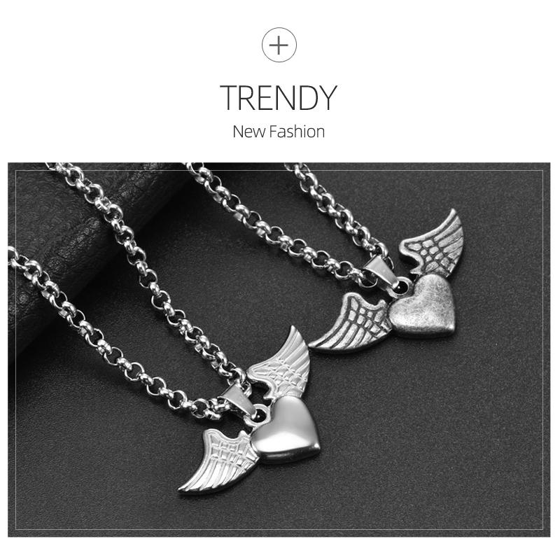 Pendant Necklaces Personality Hip Hop Street Retro Angel Wing Titanium Steel Love Clavicle Necklace 2022 JewelryPendant
Pendant Necklaces Personality Hip Hop Street Retro Angel Wing Titanium Steel Love Clavicle Necklace 2022 JewelryPendant