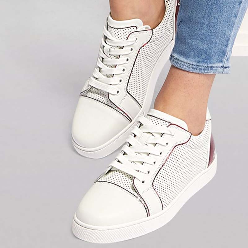 Luxury designer Men's Casual Shoes junior low tops red bottom sneakers genuine leather Fun Vieira Sneaker back words sports trainers with box, Color 2
Luxury designer Men's Casual Shoes junior low tops red bottom sneakers genuine leather Fun Vieira Sneaker back words sports trainers with box, Color 2