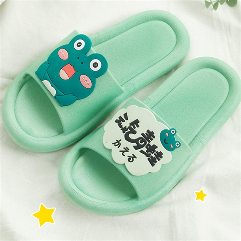 Anime Cartoon Cute Frog Pattern Womens Thick Sole Soft Comfortable NonSlip Sandals Indoor Bathroom Couple Slippers 220614, Pink
Anime Cartoon Cute Frog Pattern Womens Thick Sole Soft Comfortable NonSlip Sandals Indoor Bathroom Couple Slippers 220614, Pink