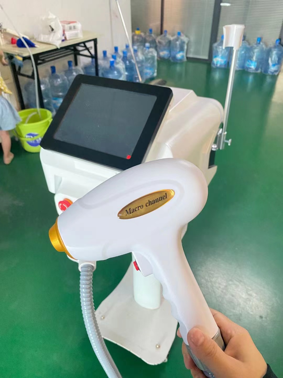 portable 3 Wave 808 755 1064 diode laser painless hair removal machine for sale