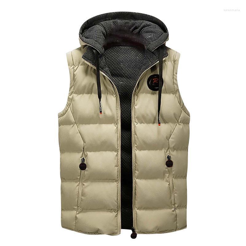 Men's Vests Warm Vest For Men Autum Winter Down Cotton Jacket Mens Sleeveless Hooded Outwear Coat Solid Color Tops Chaleco Hombre Kare22, Red
Men's Vests Warm Vest For Men Autum Winter Down Cotton Jacket Mens Sleeveless Hooded Outwear Coat Solid Color Tops Chaleco Hombre Kare22, Red