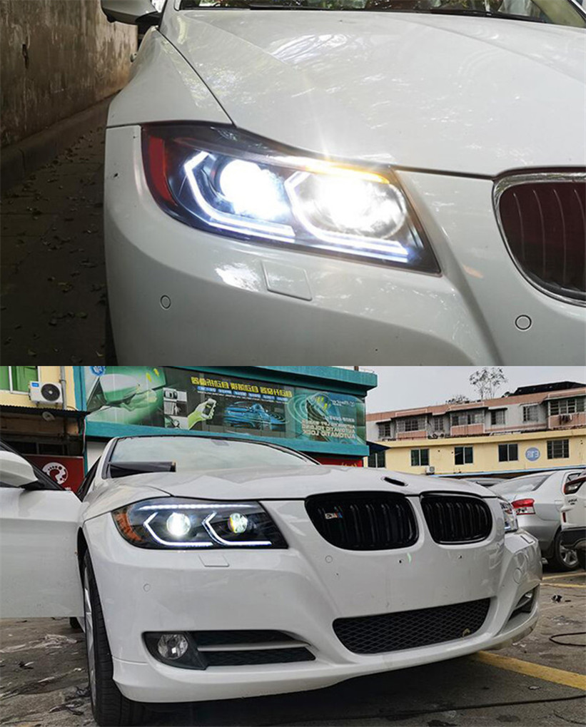 LED Head Light For E90 Headlights 2005-2012 Headlight 320i 325i 318i Dynamic Turn Signal High Beam Driving Lights