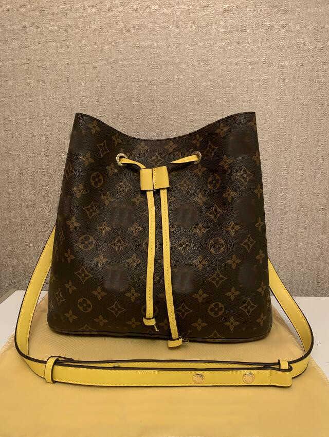 Luxurys Designers Bags NEONOE Bucket Handbags Fashion Brand Letter Women's Bags Old Flower Purses Women Tote GGs LVs YSLs Louiseity Viutonity VUTTONS, For shipping