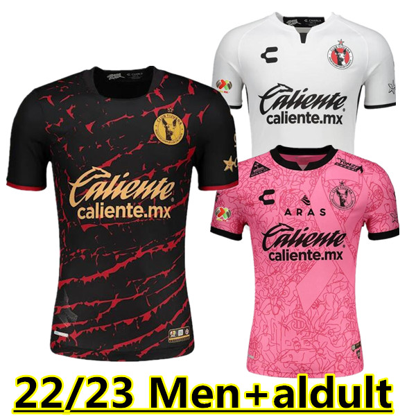 2022 2023 Tijuana de Xolos soccer jersey 22 23 Club MANOTAS Martinez Angulo Castillo ROSA home away football shirt 666, Black
2022 2023 Tijuana de Xolos soccer jersey 22 23 Club MANOTAS Martinez Angulo Castillo ROSA home away football shirt 666, Black