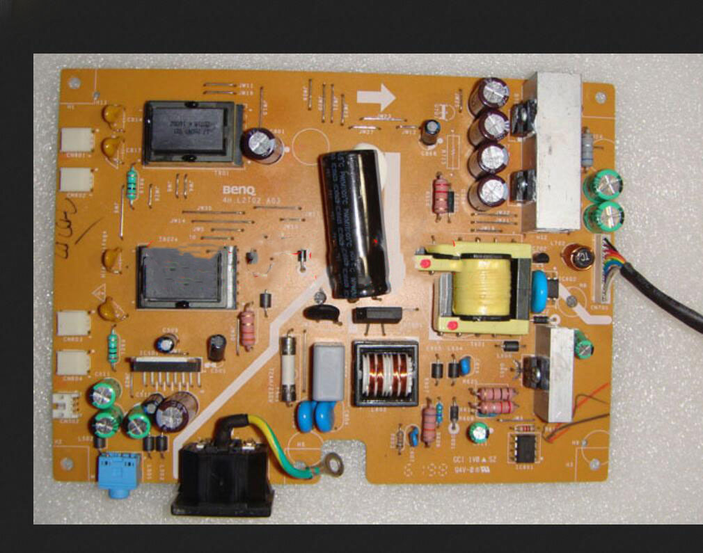 Original 4H.L2T02.A02 /A04 power board For BENQ FP72E Q7C5 FP92E 4H.L1C01.A33 Test Work 4 lights 9 lines radio