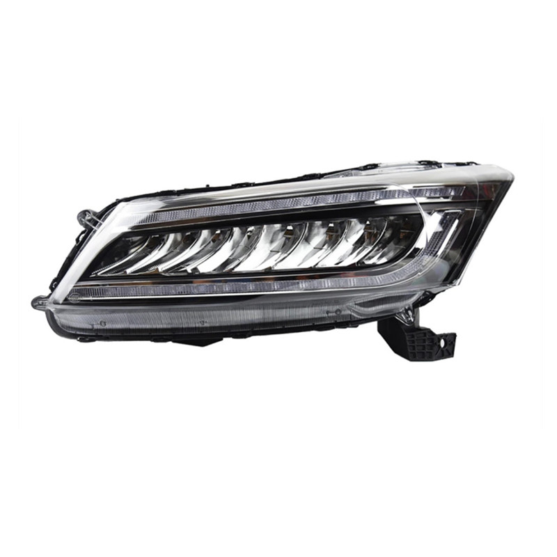 2 PCS Auto Car LED Head Light For Accord G8 2008-2013 Modified LED Lamps Headlights DRL Dual Projector Facelift