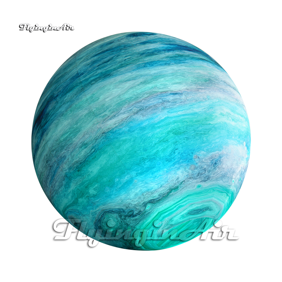 Large Lighting Inflatable Planet Balloon Huge Air Blow Up LED Cosmic Planet Ball For Space Party Show