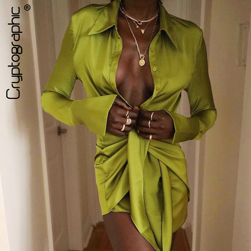 Autumn Satin Wrap Shirt Dress for Women Elegant Long Sleeve Button Up Club Party Dresses Fashion Outfits Clothes, Blue
Autumn Satin Wrap Shirt Dress for Women Elegant Long Sleeve Button Up Club Party Dresses Fashion Outfits Clothes, Blue